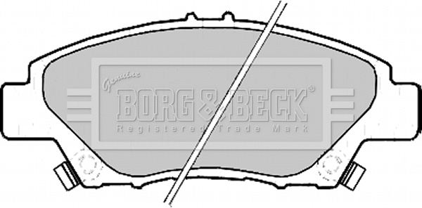 Brake Pad Set, disc brake (BBP2207)