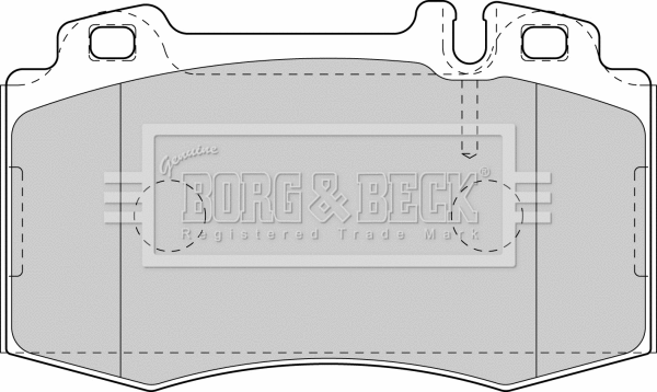 Brake Pad Set, disc brake (BBP1756)