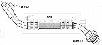 Brake Hose (BBH7155)