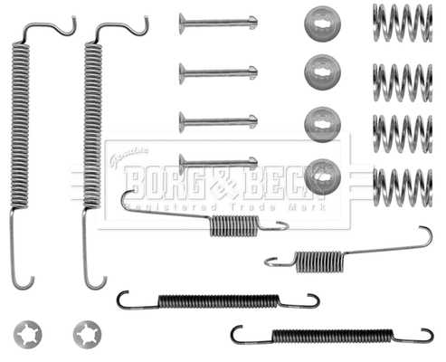 Accessory Kit, brake shoes (BBK6118)