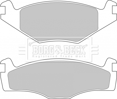 Brake Pad Set, disc brake (BBP1420)