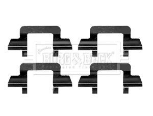 Accessory Kit, disc brake pad (BBK1221)