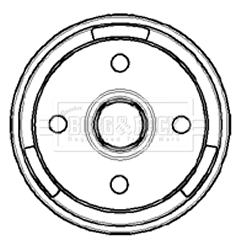 Brake Drum (BBR7019)