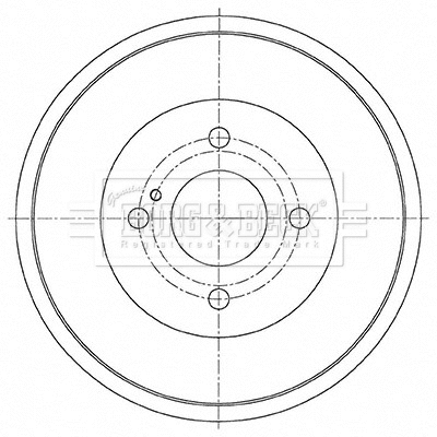 Brake Drum (BBR7270)