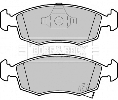 Brake Pad Set, disc brake (BBP2322)