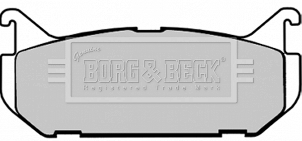 Brake Pad Set, disc brake (BBP1546)