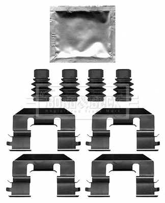 Accessory Kit, disc brake pad (BBK1640)