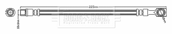 Brake Hose (BBH6828)
