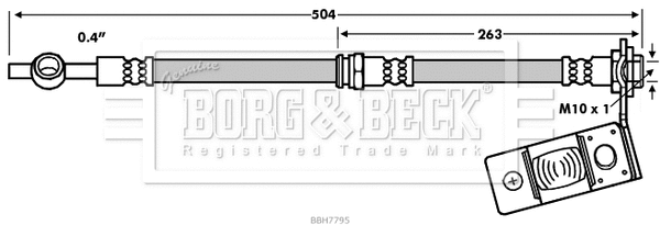 Brake Hose (BBH7795)