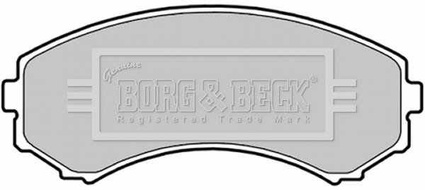 Brake Pad Set, disc brake (BBP1757)