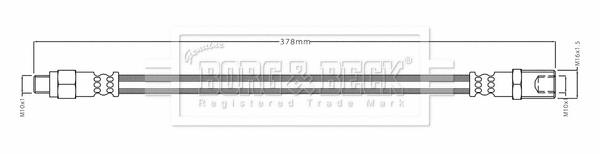 Brake Hose (BBH8700)