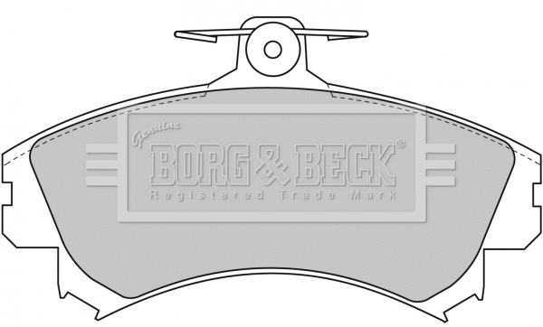 Brake Pad Set, disc brake (BBP1458)