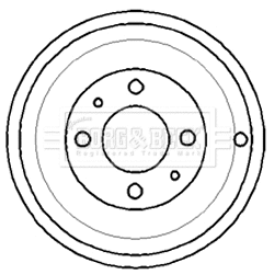 Brake Drum (BBR7109)