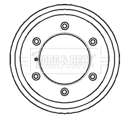 Brake Drum (BBR7056)