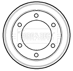 Brake Drum (BBR7084)