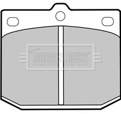 Brake Pad Set, disc brake (BBP1239)