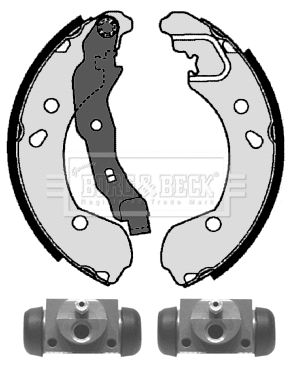 Brake Shoe Set (BBS1119K)