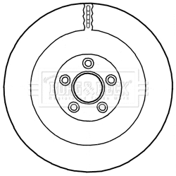 Brake Disc (BBD5948S)