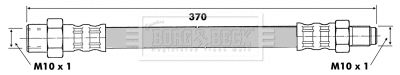 Brake Hose (BBH6378)