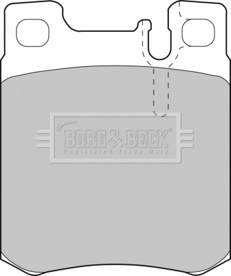 Brake Pad Set, disc brake (BBP1462)
