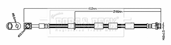 Brake Hose (BBH8823)