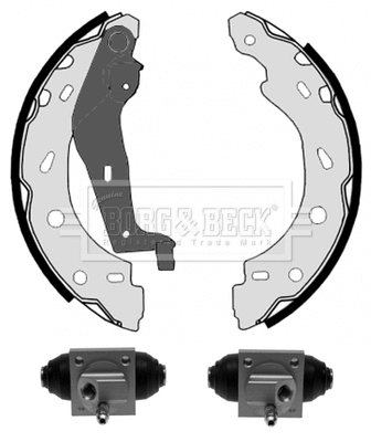 Brake Shoe Set (BBS1139K)