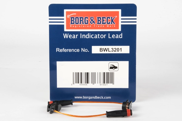 Warning Contact, brake pad wear