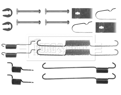 Accessory Kit, brake shoes (BBK6274)