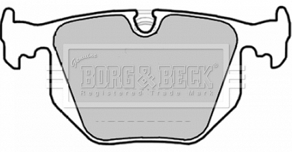 Brake Pad Set, disc brake (BBP1872)