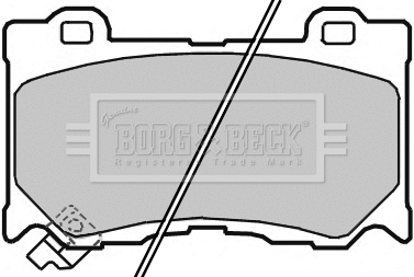 Brake Pad Set, disc brake (BBP2363)