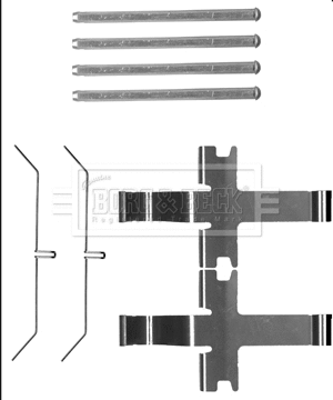 Accessory Kit, disc brake pad (BBK1505)