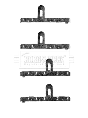Accessory Kit, disc brake pad (BBK1184)