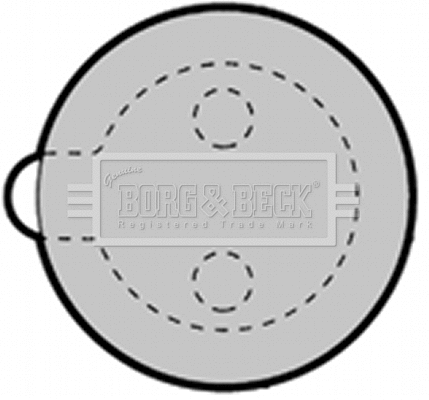 Brake Pad Set, disc parking brake (BBP1313)