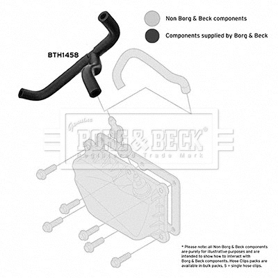 Hose, crankcase ventilation (BTH1458)