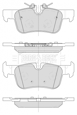 Brake Pad Set, disc brake (BBP2499)