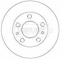 Brake Disc (BBD5770S)