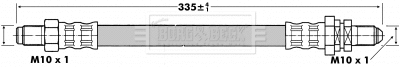 Brake Hose (BBH6656)