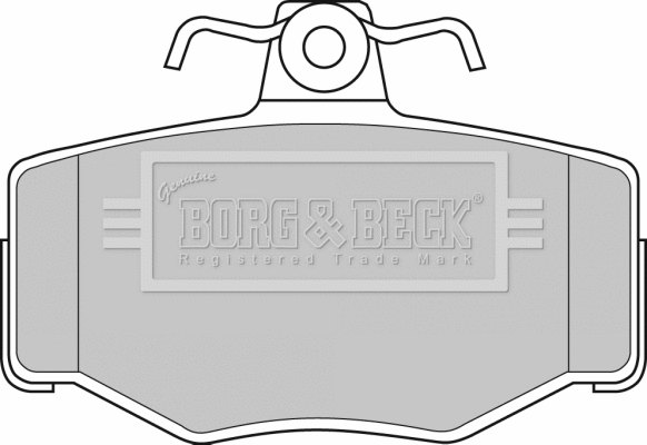 Brake Pad Set, disc brake (BBP1673)