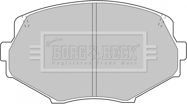Brake Pad Set, disc brake (BBP1583)