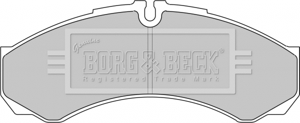 Brake Pad Set, disc brake (BBP1862)