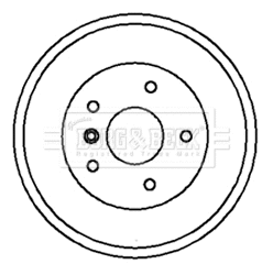 Brake Drum (BBR7021)