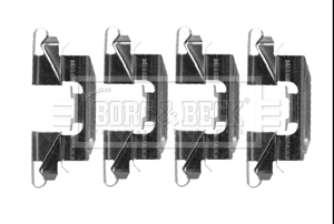 Accessory Kit, disc brake pad (BBK1245)