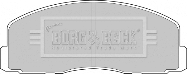 Brake Pad Set, disc brake (BBP1262)