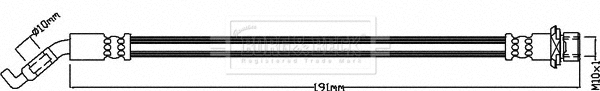 Brake Hose (BBH8426)