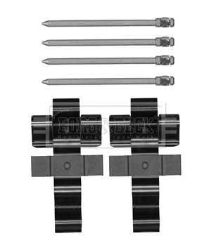 Accessory Kit, disc brake pad (BBK1531)