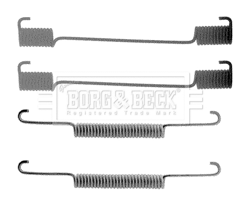 Accessory Kit, brake shoes (BBK6093)