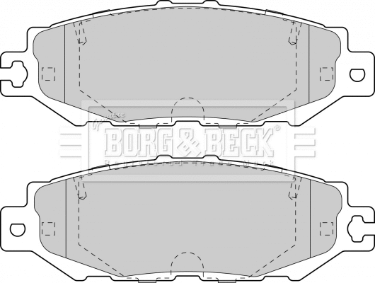 Brake Pad Set, disc brake (BBP1570)