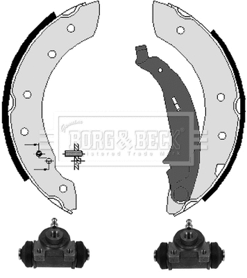Brake Shoe Set (BBS1039K)