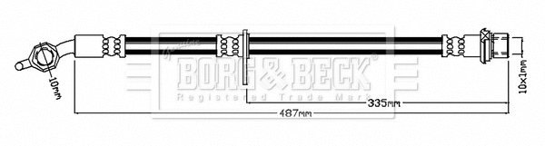 Brake Hose (BBH7269)