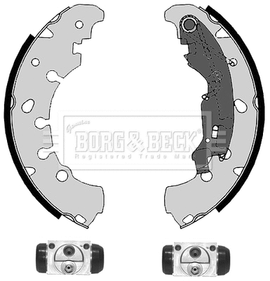 Brake Shoe Set (BBS1116K)